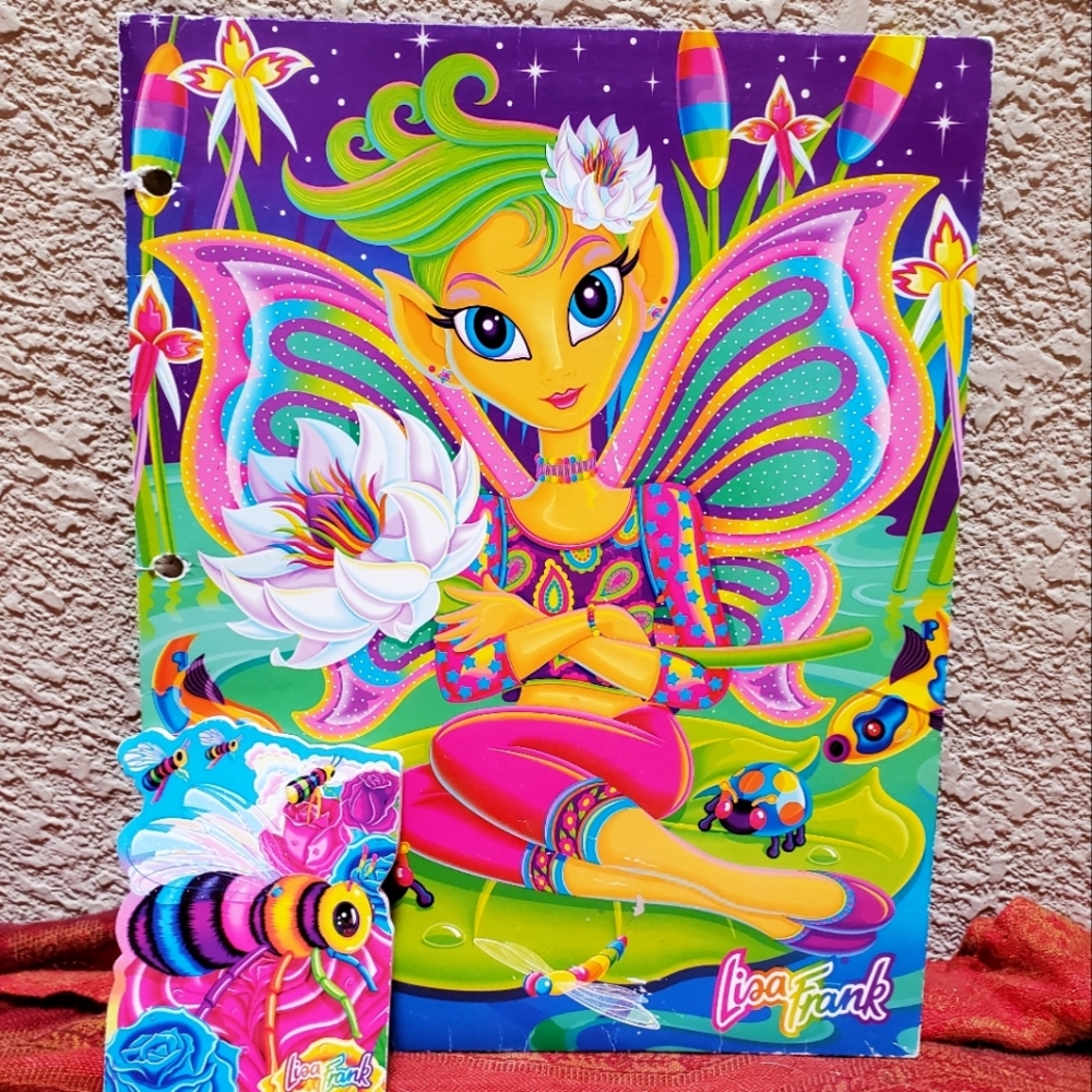 Vintage Lisa Frank Nixie Pixie folder